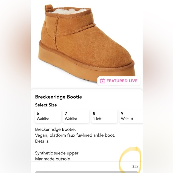 Breckenridge booties. Brand new only wore 1 time! - Picture 1 of 3